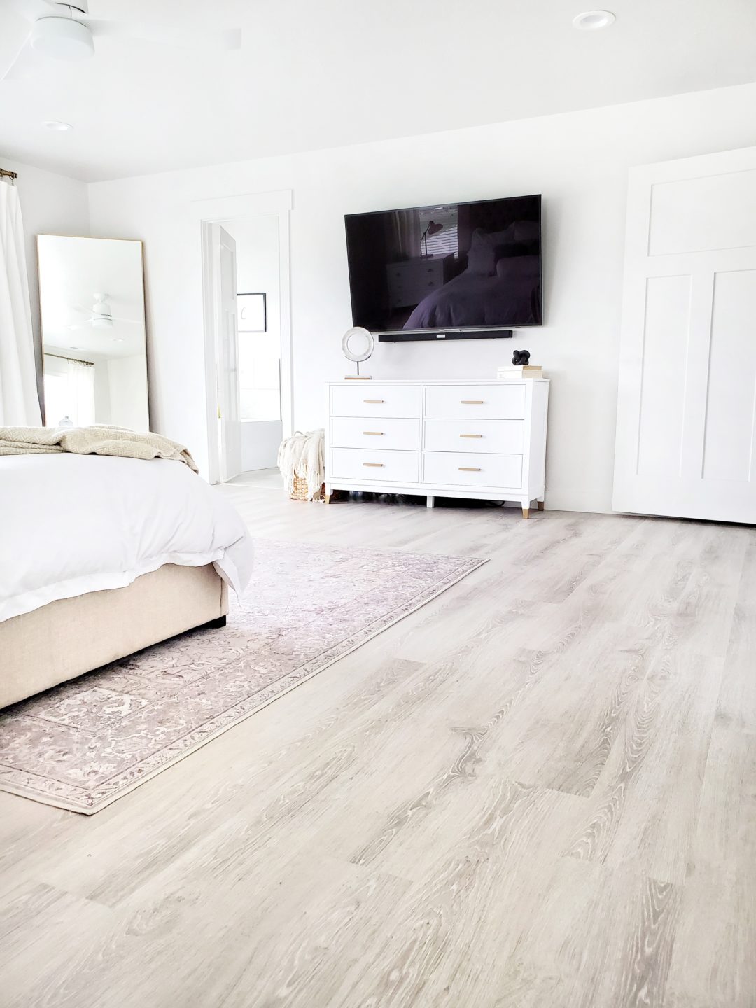 LifeProof Luxury Rigid Vinyl Plank Flooring Performance White Lane Decor